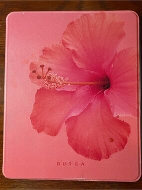 Burga Pink Floral Tablet Case - Protective Cover